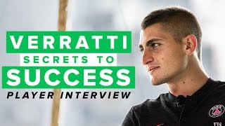 BECOME A BETTER MIDFIELDER  how to improve as a small football player  Verratti interview [upl. by Camm669]