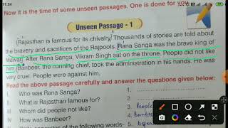 Unseen passage  1Eng grammar class 4Unseen passage  1eng grammar class 4 unseen passage [upl. by Zilber]