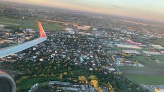 Takeoff  SkyUp 737800 9HSAT  Warsaw WAW to Basel BSL [upl. by Ayekal]