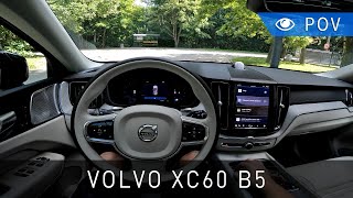 Volvo XC60 B5 AWD 250 KM Ultimate Dark 2023  POV Drive  Project Automotive [upl. by Mcdowell]