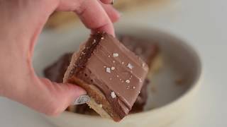 nobake dark chocolate twix bars [upl. by Hylton]