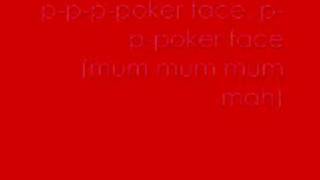 Lady GaGa  Poker Face Lyrics  Instrumental  Download Link [upl. by Lesab969]