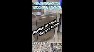 PERLICK Refrigerated Drawers HA24RB46 HA24RB45 HC24RB46 HC24RB45 HP24RS45 HP24RS46 HP24RM45 HP24RM46 [upl. by Nottirb]