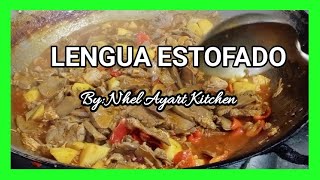 Legua EstofadoPinoy RecipeNhel Ayart Kitchen [upl. by Showker311]