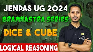 JENPAS UG 2024 Logical Reasoning  Dice And Cubes  Bramhastra Series  Imrul Sir  Lets Improve [upl. by Aryas]