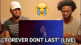 Jazmine Sullivan  Forever Dont Last Live from Birmingham AL  Yahoo Live REACTION [upl. by Peltz]