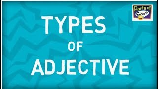 Types of Adjectives  Six Types  Parts of speech [upl. by Campos]