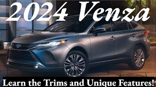 2024 Toyota Venza Trims Key Features amp More [upl. by Atem]