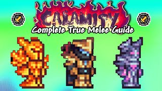 COMPLETE True Melee Progression Guide for Calamity 20 Terraria 14 [upl. by Annohsat708]