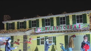 Annual Griswold Christmas house display in La Mirada faces fines from city officials [upl. by Dinnie398]