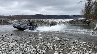 Alaska Adventure Boats chasing ice in Stryker Boats inflatable jet boats [upl. by Gnoy115]