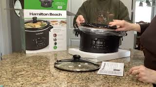 Hamilton Beach Set amp Forget Defrost Slow Cooker [upl. by Ahsikit]