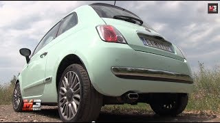 Fiat 500 Cult 09 TwinAir Turbo 105 CV  Test drive [upl. by Nyliahs]