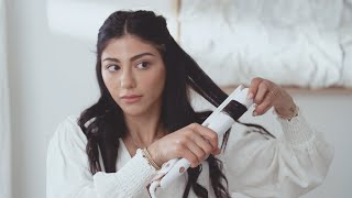 Curling Hair With a Flat Iron  T3 [upl. by Lady]