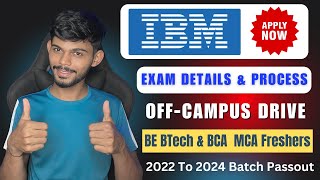 IBM Off Campus Drive 2024  Exam Details amp Process [upl. by Octavla867]