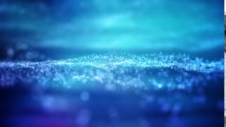 Movement of particles on a blue background 4k [upl. by Garbe275]