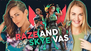 Skye and Raze from Valorant Hang Out on Twitch [upl. by Tab]