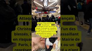 Attaque rciste antifrançais GareDeLyon  Christophe 57 ans est l’un des blessés il s’est jet [upl. by Giah]