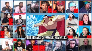 Whitebeards Power Revealed Reaction Mashup  One Piece Episode 461 [upl. by Olnton]