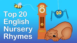 TOP 20 ENGLISH NURSERY RHYMES  Compilation  Nursery Rhymes TV  English Songs For Kids [upl. by Yromem]