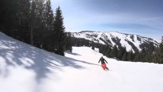 Piste de ski Les Fenerets  Les Gets [upl. by Ellezig]