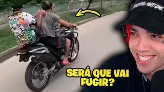 2 noias tentando fugir da POLICIA [upl. by Ylesara722]