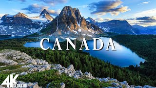 Canada 4K  Relaxing Music Along With Beautiful Nature Videos [upl. by Ahtnama]