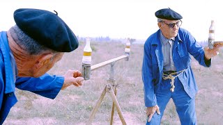 El NIVELADOR de terrenos Técnica tradicional de nivelar campos para un riego uniforme  Documental [upl. by Aia]