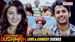 Dushmano Ka Dushman Movie Love amp Comedy Scenes  Nithiin Hansika Motwani  Aditya Movies [upl. by Cybill37]