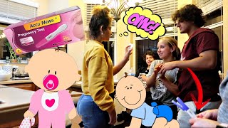 IM PREGNANT PRANK ON MY FAMILY [upl. by Aohk]