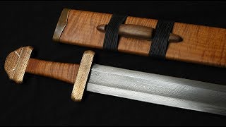 Épée viking en damas multibarreaux [upl. by Rehpotirhc836]