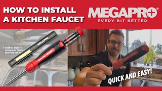 How to Install and Uninstall a Kitchen Faucet [upl. by Ahon35]