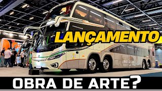 O ÔNIBUS MAIS ESPERADO DO BRASIL NOVO BUSSCAR NB1 PANORÂMICO DD EM TODOS OS DETALHES [upl. by Nnahtebazile]