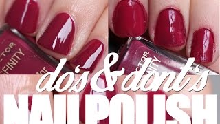 DOS amp DONTS NAGELLACK [upl. by Phillip]