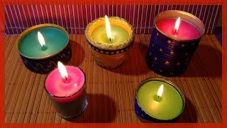 🕯COMO RECICLAR RESTOS DE VELAS 🕯 VELAS CASERAS [upl. by Whiting]