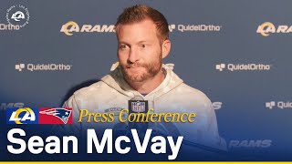 Sean McVay Postgame Press Conference Following Patriots Win [upl. by Gnex]