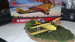 Airfix 172 DH Tiger Moth [upl. by Yentnuoc804]