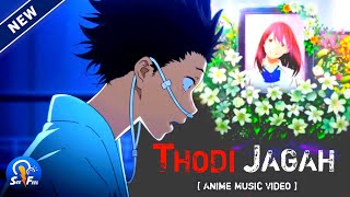 Thodi Jagah song  ANIME VERSION  AMV  A Beautiful Love Story [upl. by Dilaw]