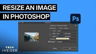 How To Resize An Image In Photoshop [upl. by Orji]