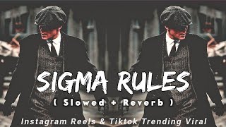 Sigma Rule  Slowed And Reverb  Bad Boy Attitude Song  New Lofi Song 2023 [upl. by Imray]