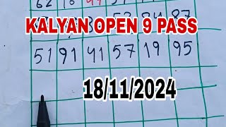 New vip kalyan matka jodi pass formula 18112024 [upl. by Hallsy]