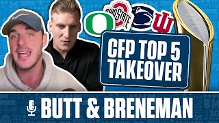 CFP TAKEOVER Will the Big Ten Get FOUR Teams in  Butt amp Breneman [upl. by Esinel]