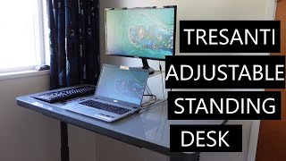 Costco Tresanti Adjustable Standing Desk Review in 2021 [upl. by Wilmette]