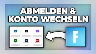 Fortnite ACCOUNT abmelden  ausloggen amp Konto wechseln PS Xbox Switch  Tutorial [upl. by Aehsrop427]