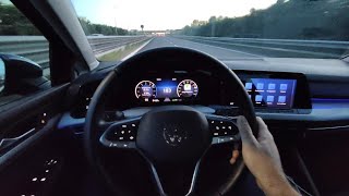 PovVolkswagen golf 8 interior night ambient [upl. by Pirzada]