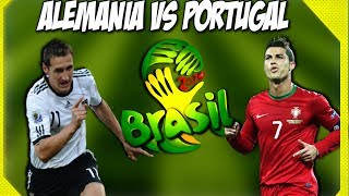 Alemania Vs Portugal Copa Mundial Brasil 2014 [upl. by Enilekaj708]