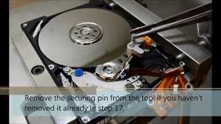 Hitachi HDD Head replacement process  HddSurgery [upl. by Thun]