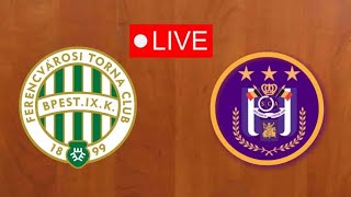 Anderlecht fc Vs Ferencváros  Europa League  live football match [upl. by Abbotsen]