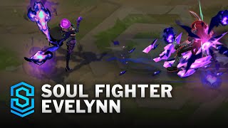 Soul Fighter Evelynn Skin Spotlight  PreRelease  PBE Preview  League of Legends [upl. by Bekha9]