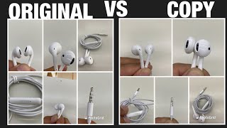 Mobile Accessories Gionee Handsfree Original Vs GIONEE Handsfree Copy [upl. by Abrahamsen]